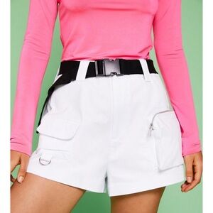 I.AM.GIA EDAM SHORTS - WHITE SIZE X-SMALL (NEW WITH TAGS)